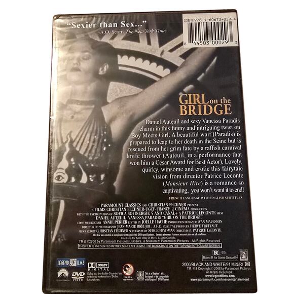 The Girl on the Bridge DVD - New & Sealed! - Picture 2 of 2